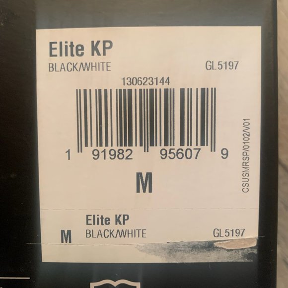 NWT ADIDAS ELITE HIGH LEVEL PROTECTION KNEEPAD 1 PAIR 2 PADS BLACK & WHITE S, M - Picture 6 of 7